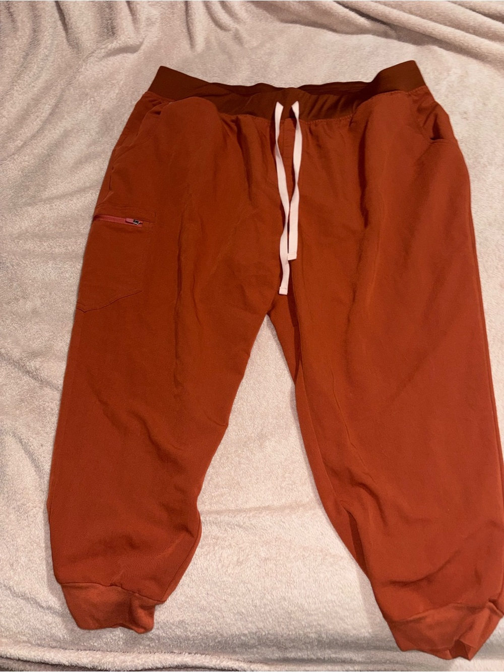 Figs Women’s Rust Orange Cargo Jogger Pants